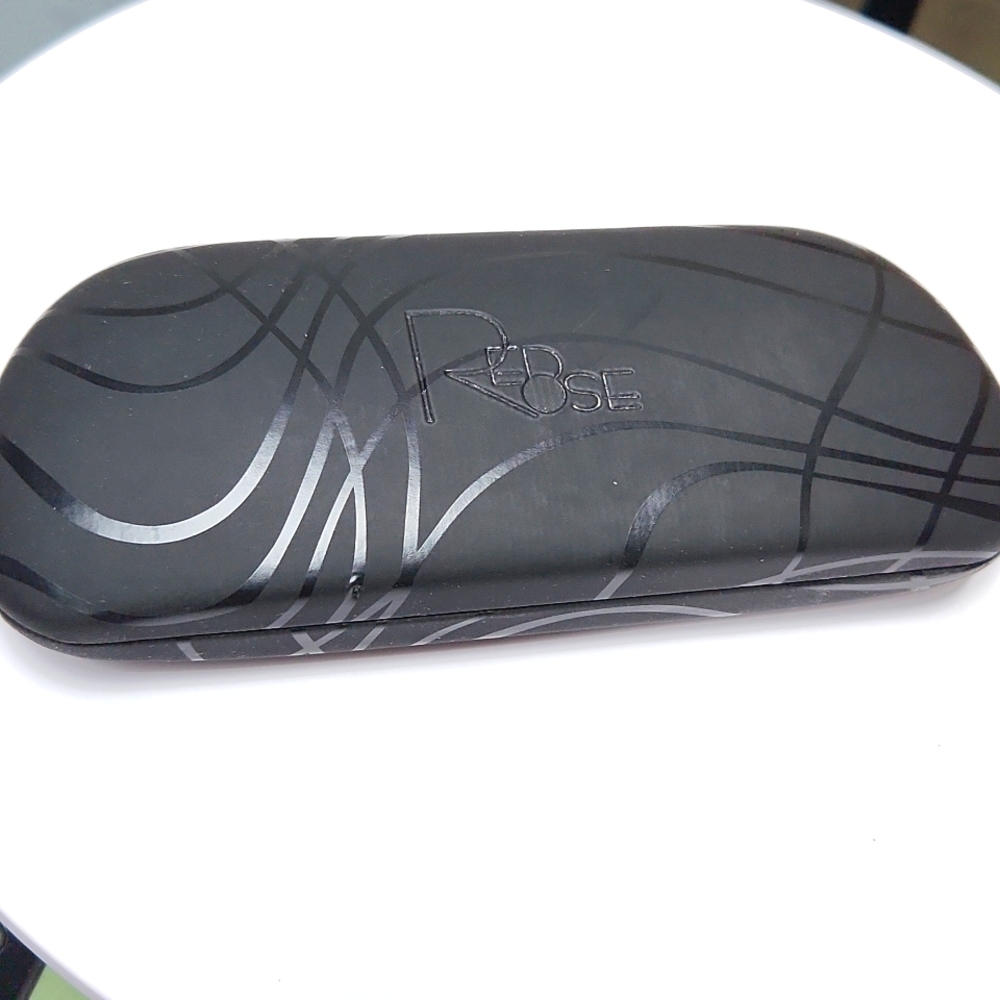 RED ROSE case for eyeglasses
